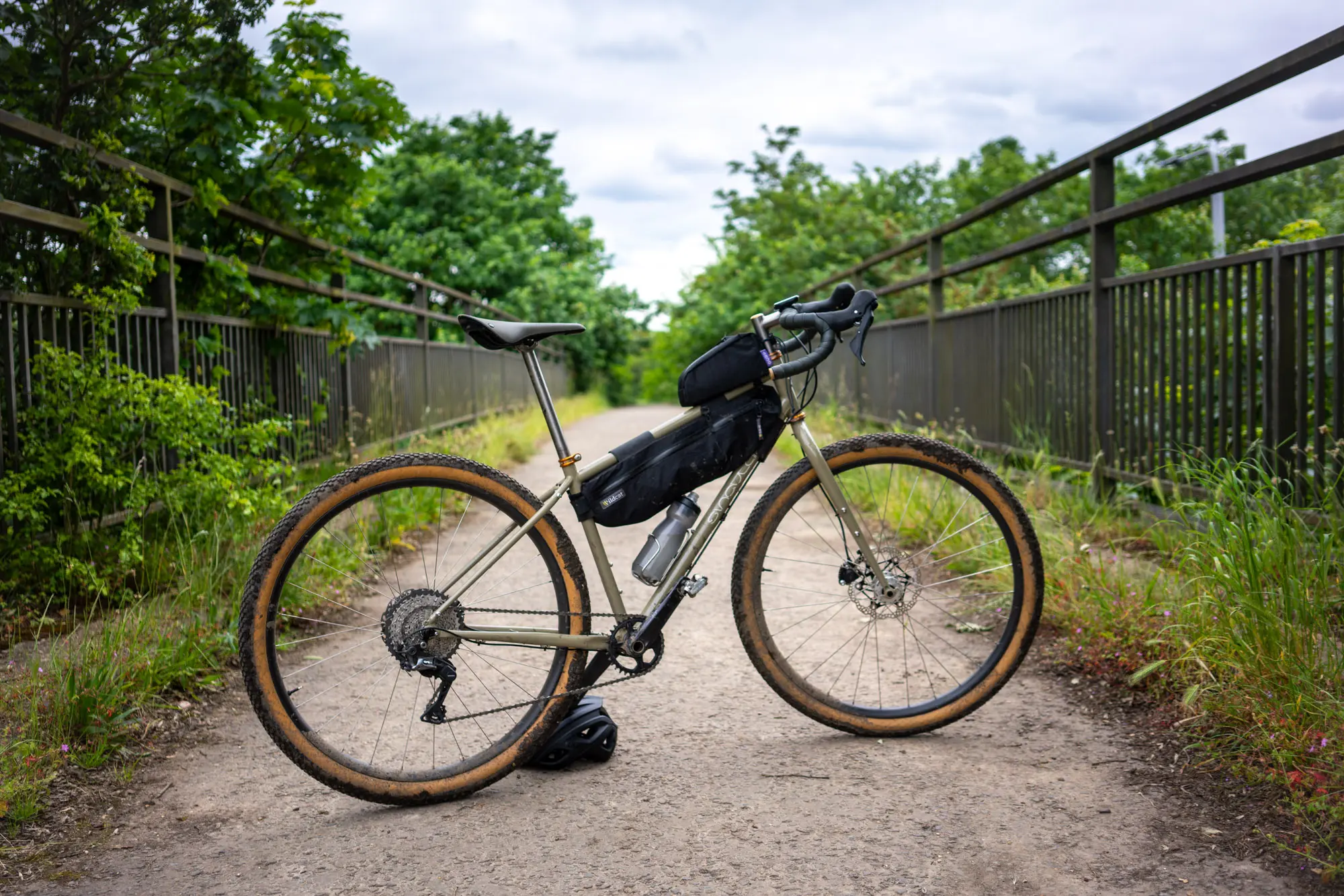 After a day of gravel grinding.