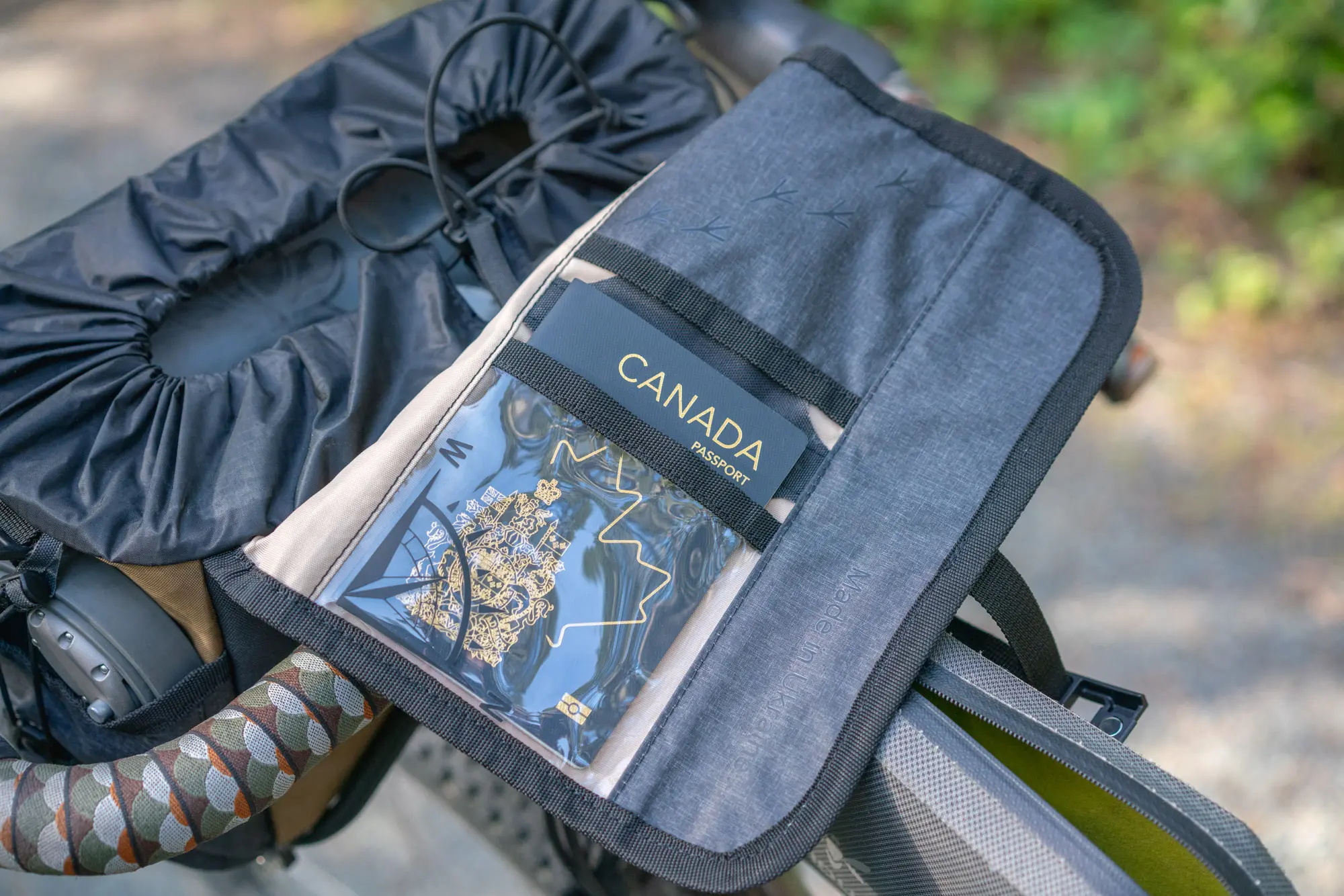 Passport holder.