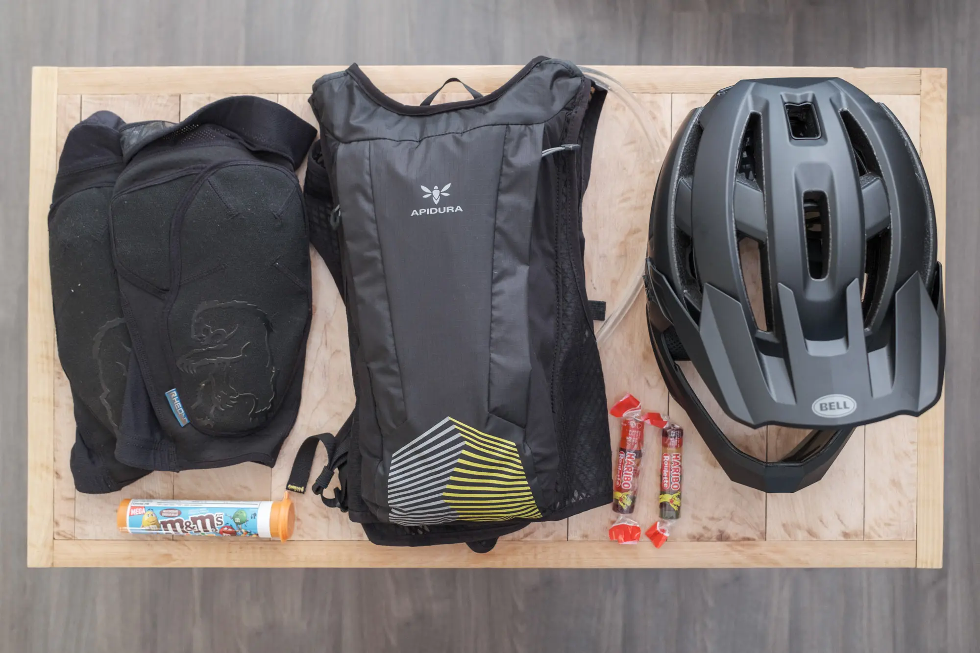 Apidura Racing Hydration Vest ready for mtb.