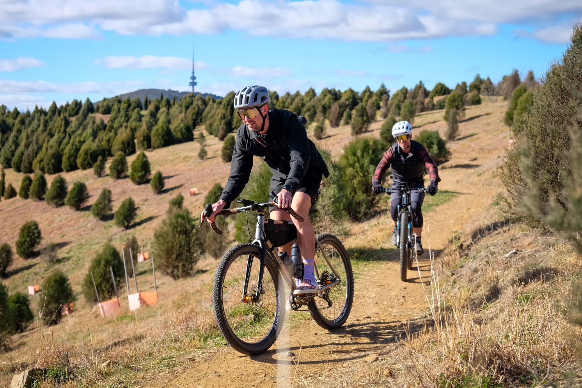 Mattie and his buddies gor for a gravel rip.