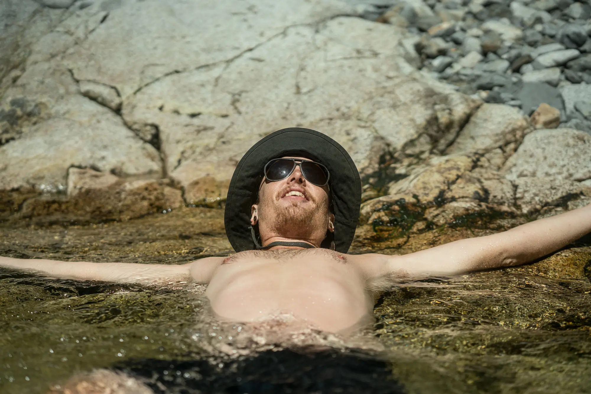 tom relaxing