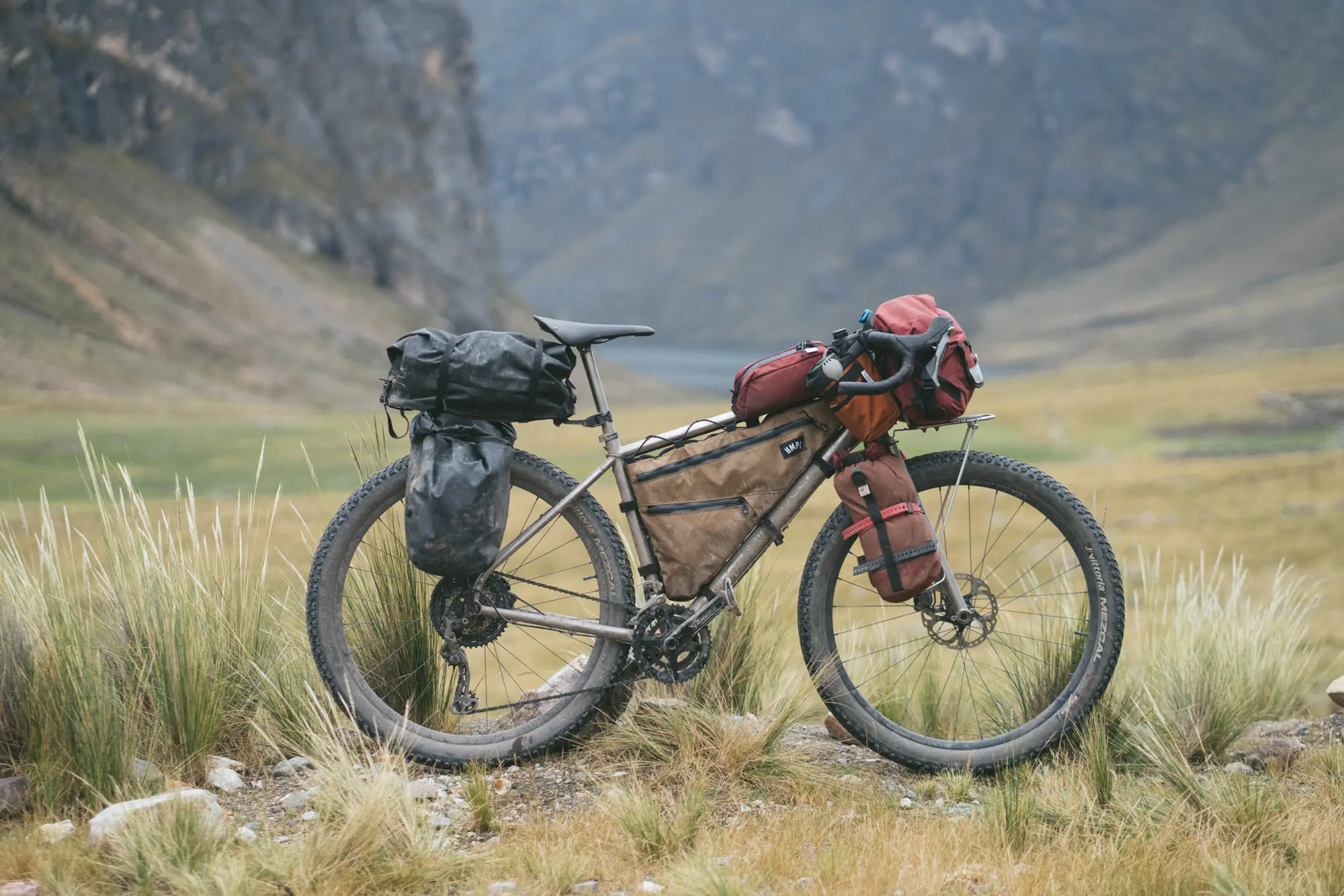 Toms full bikepacking setup.