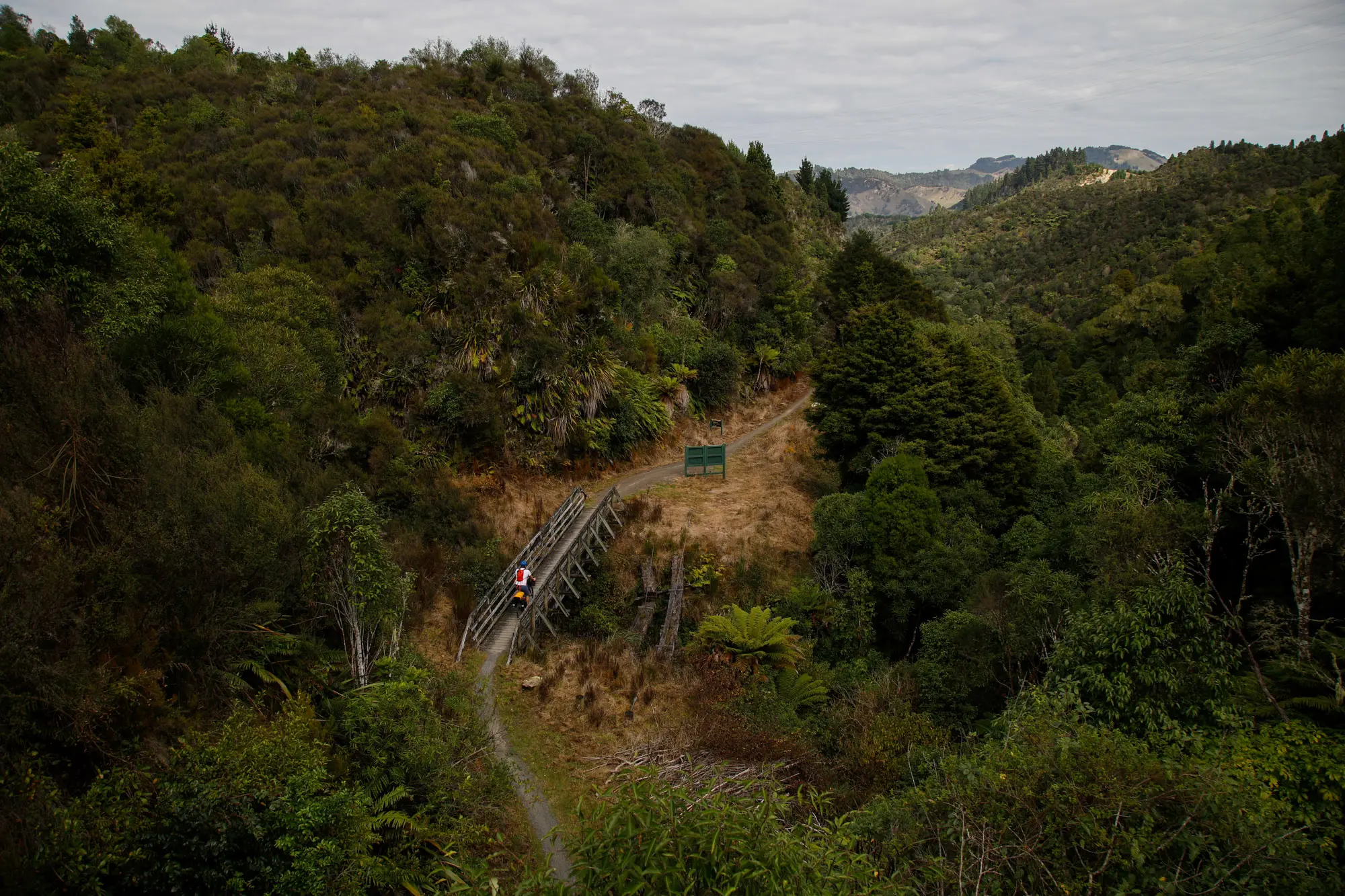 A backcountry bridge.