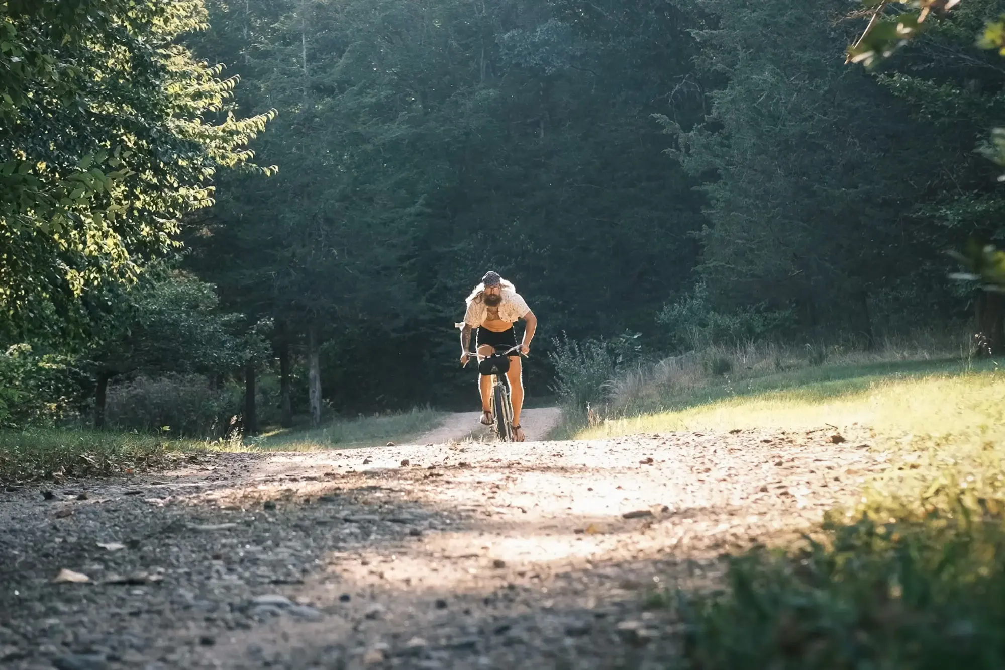 Summer riding with Ronnie.
