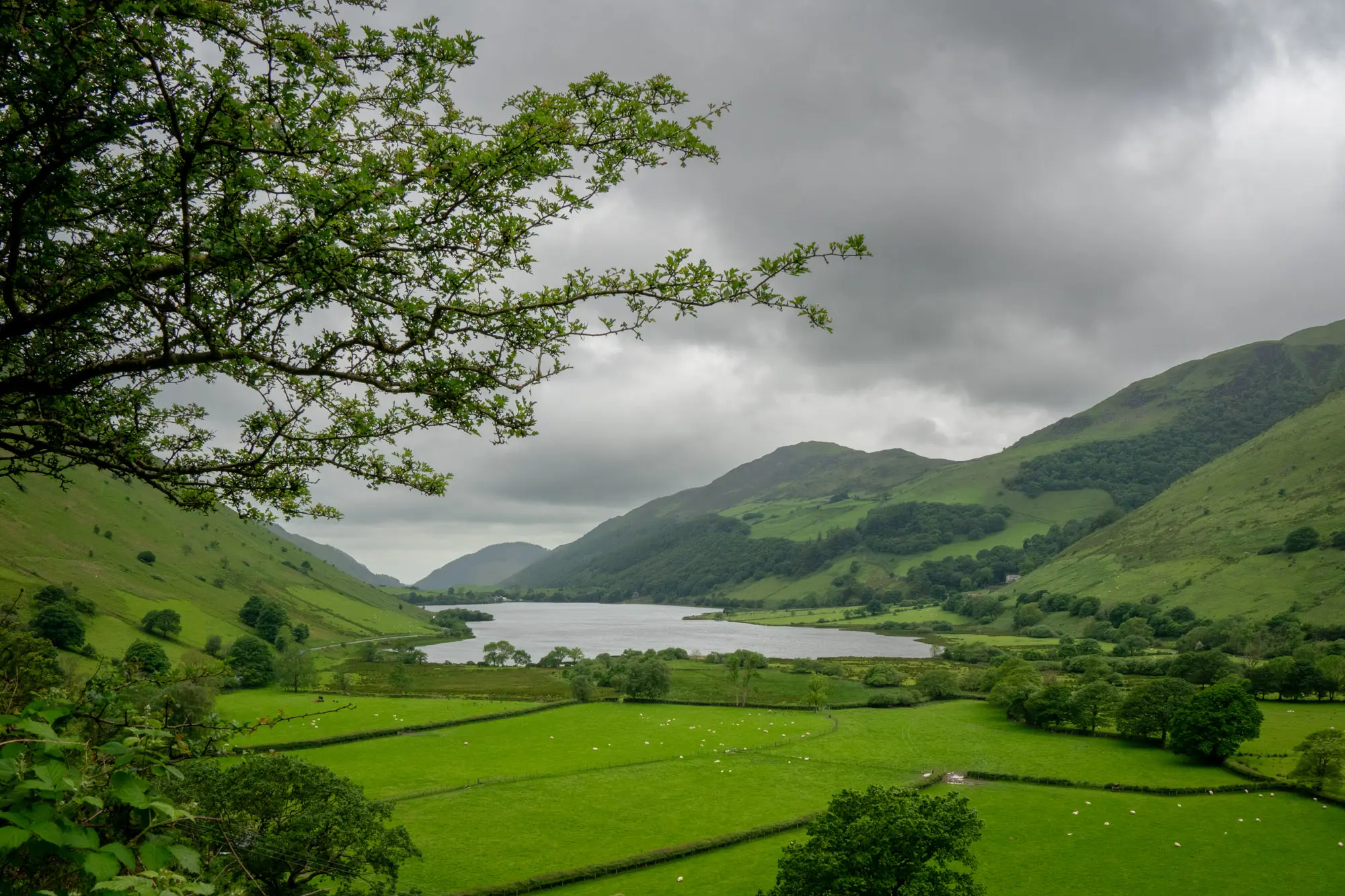 Lake Mwngli in Snowdonia.