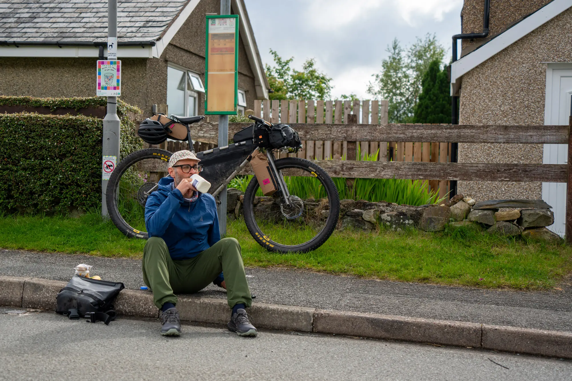 Barry waits for a bus that never came.